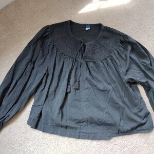 Old Navy Women's Boho Peasant Top Size Small